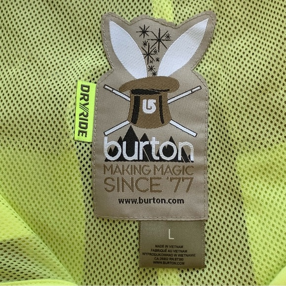 Burton Enlo Dryride Snowboard Pants Olive-Brown Cargo Ski Snow Womens Large - Picture 7 of 16